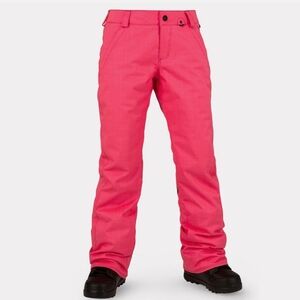 Volcom Snowboard Ski Pants Electric Pink Sz XS